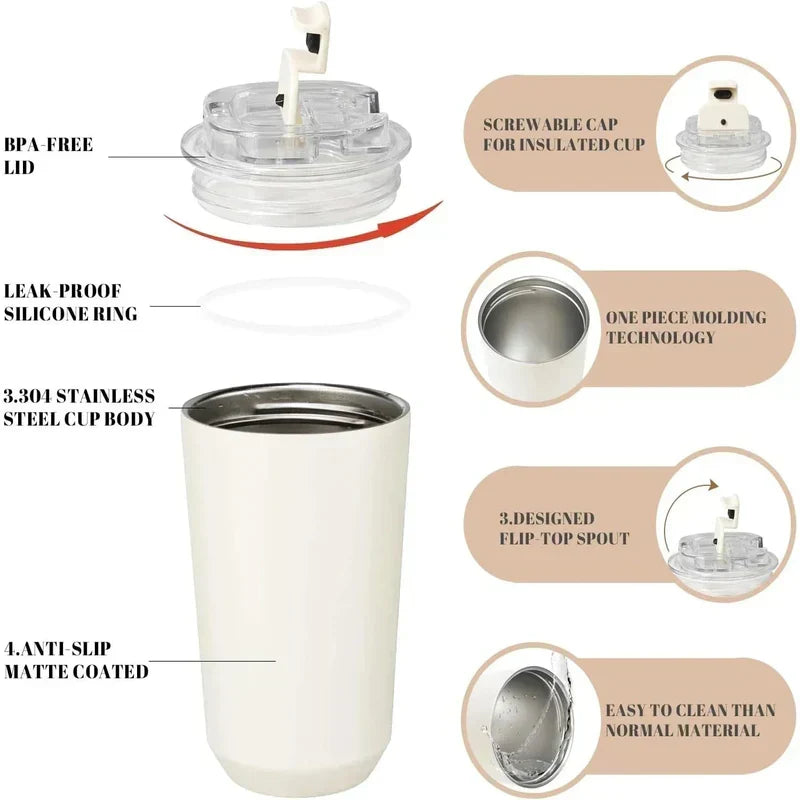 SMEG – Stainless Steel Vacuum Insulated Tumbler Mug
